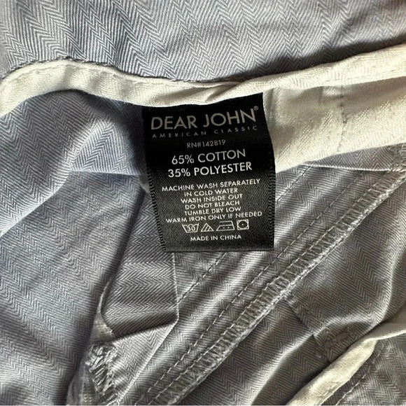 Dear John cuffed shorts blue size 32 - Picture 4 of 8